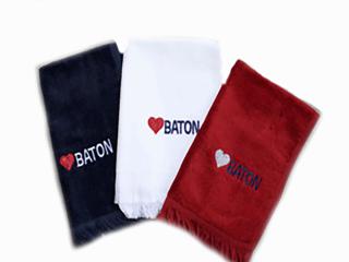 Embroidered ''Love Baton'' Towel